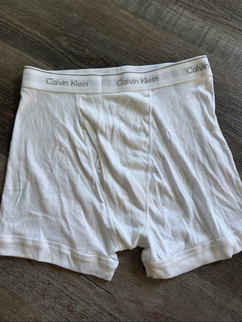 Calvin Klein | White Men's Boxer Briefs with Branded Waistband